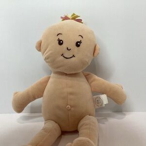 The Manhattan Toy Company Plush Baby Doll Stella Yellow Hair Magnet Mouth 2014